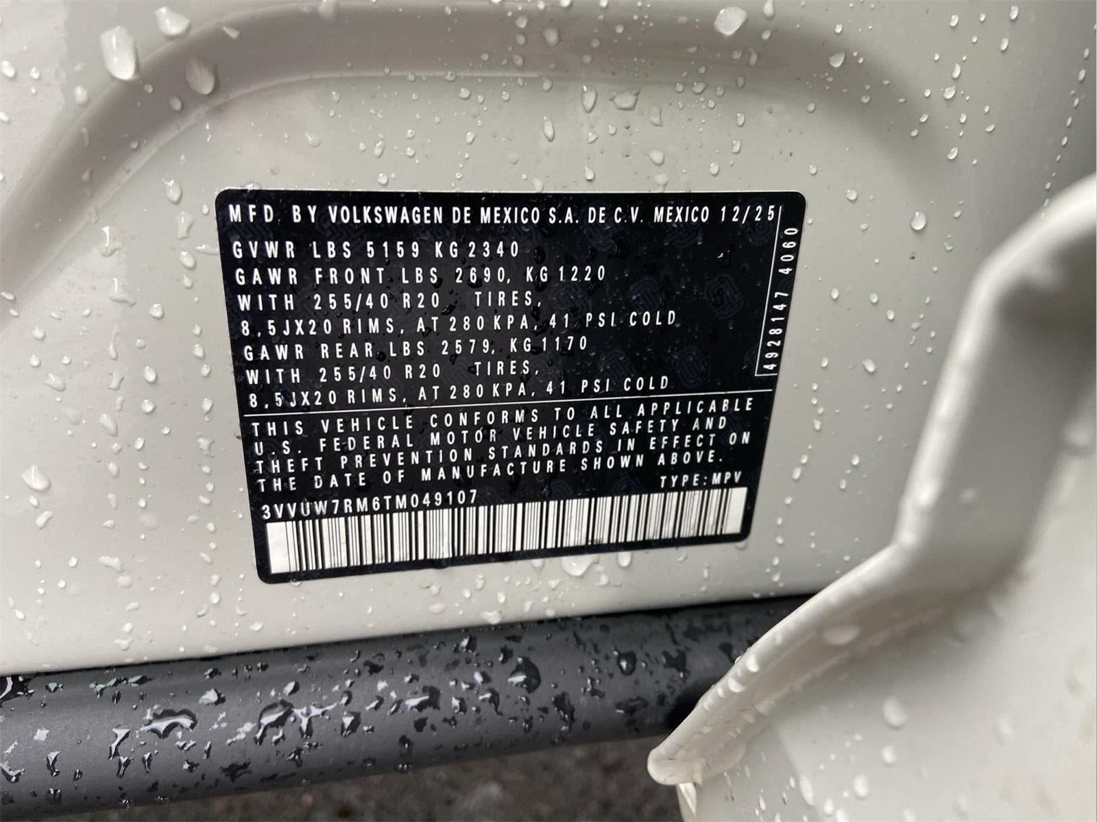 2026 Volkswagen Tiguan SEL R-Line Turbo 4MOTION