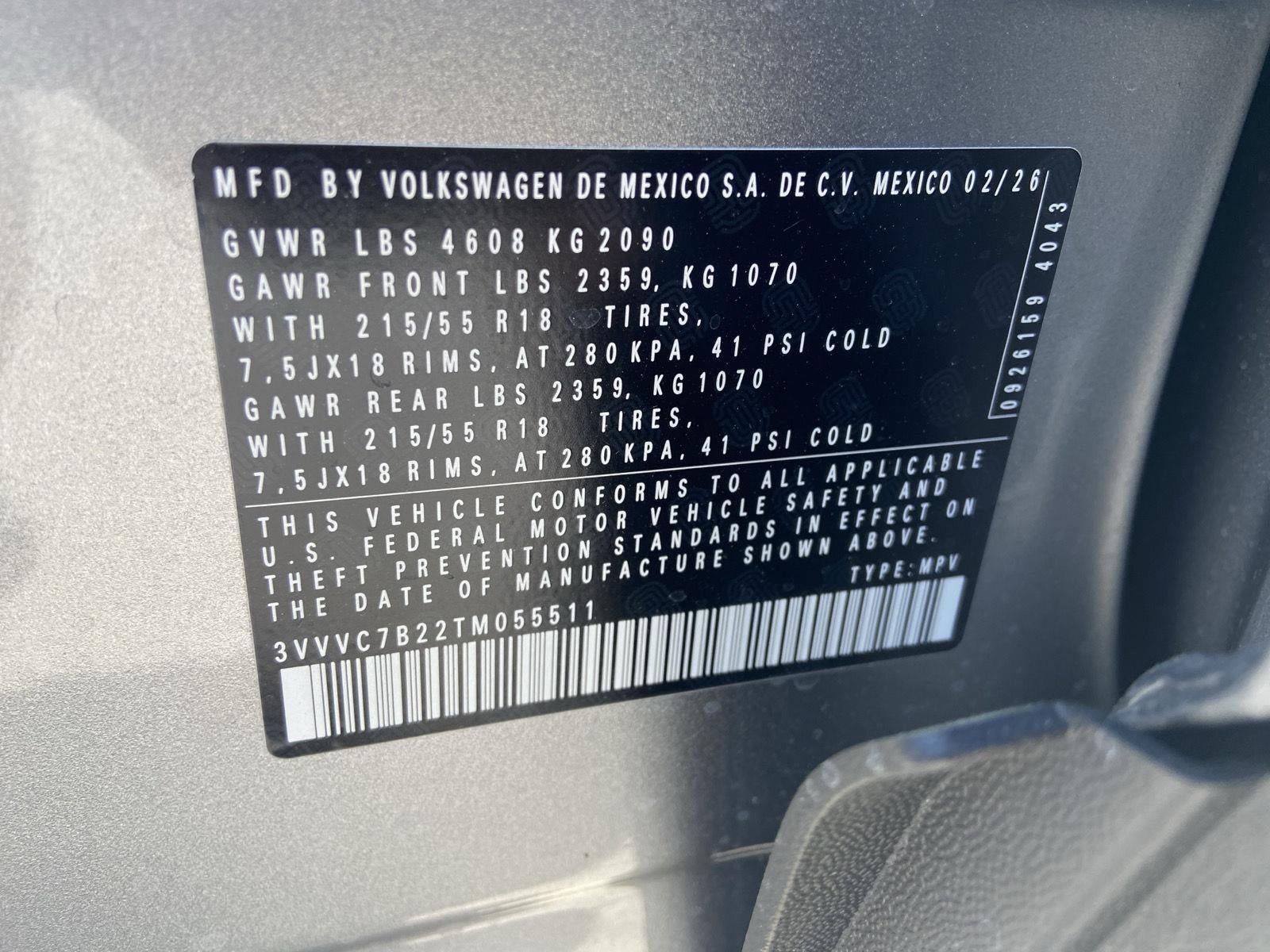 2026 Volkswagen Taos SE