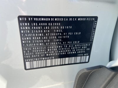 2026 Volkswagen Taos SE