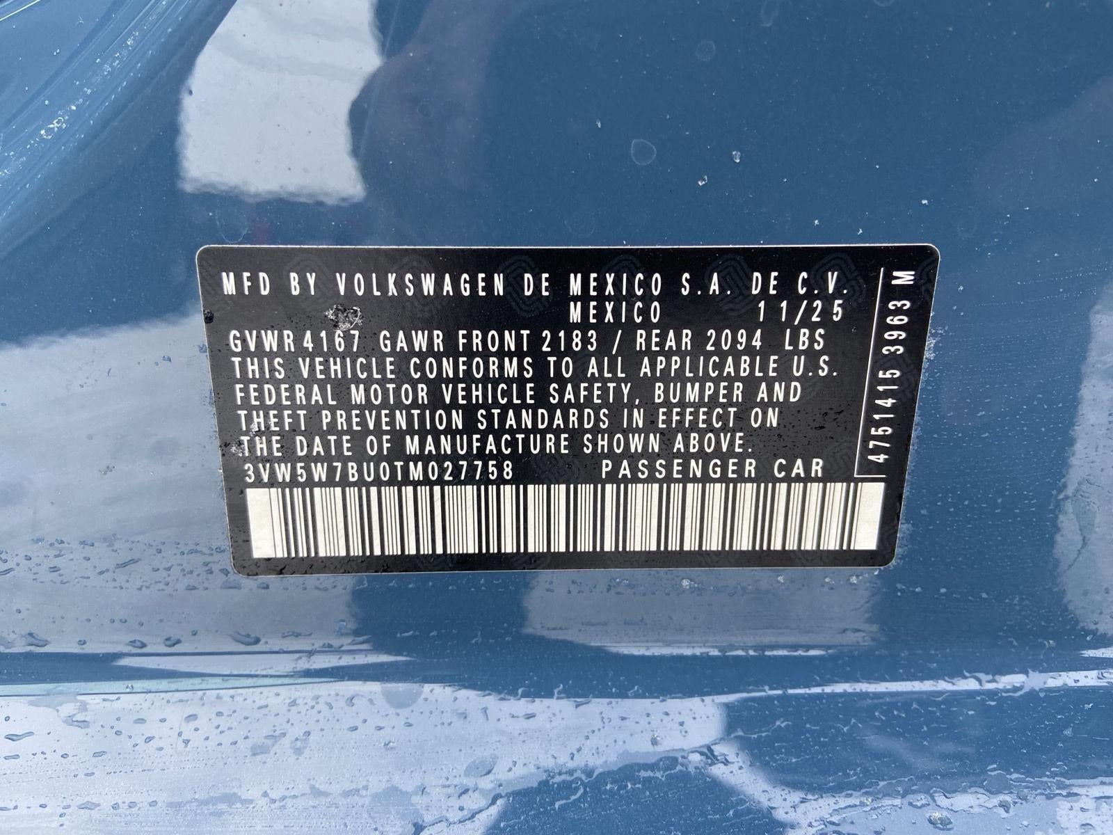 2026 Volkswagen Jetta S FWD