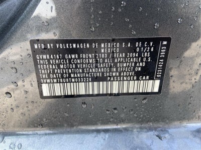 2026 Volkswagen Jetta S FWD