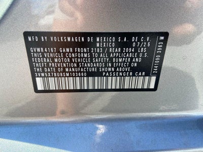 2025 Volkswagen Jetta 1.5T S