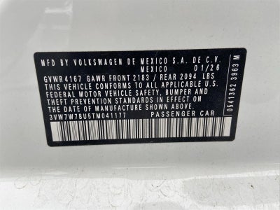 2026 Volkswagen Jetta SE