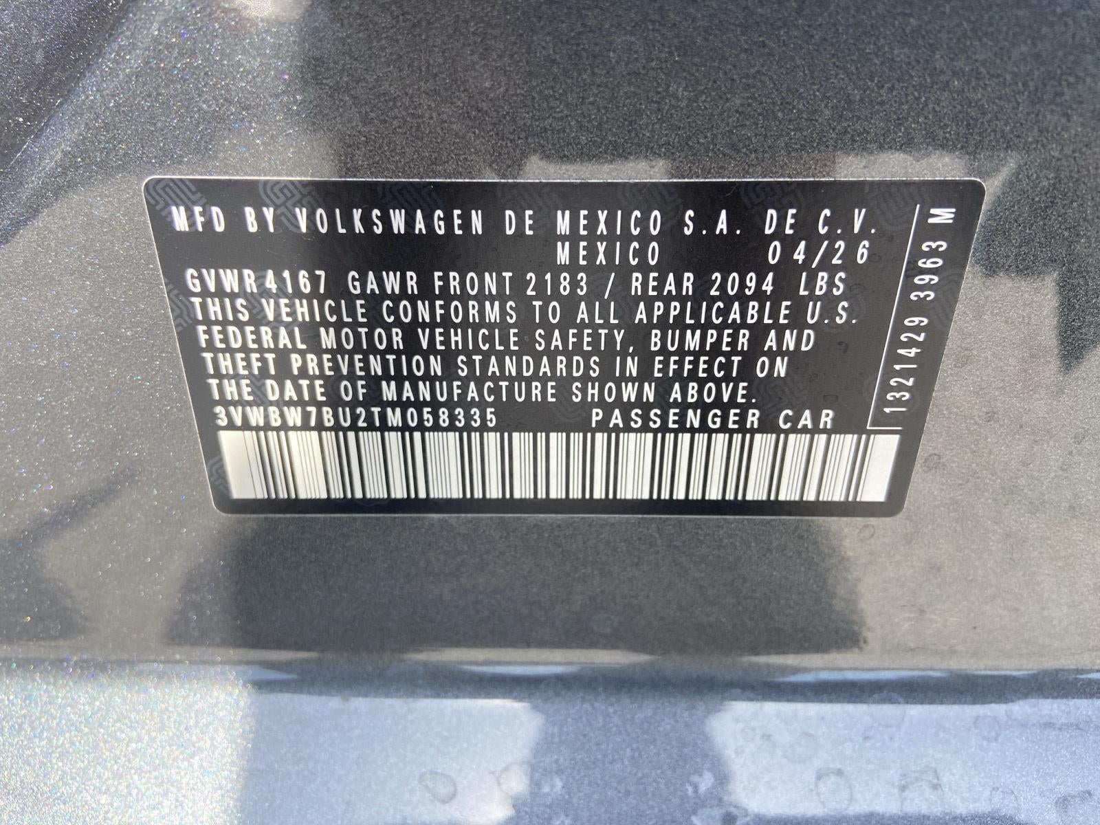 2026 Volkswagen Jetta Sport