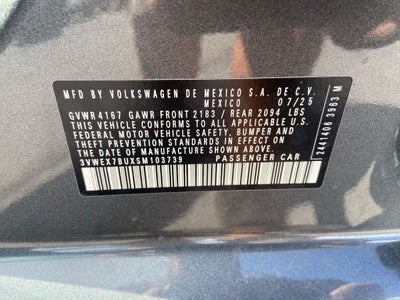 2025 Volkswagen Jetta 1.5T SE