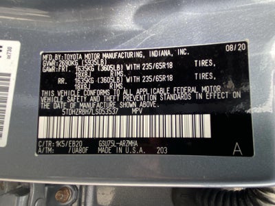 2020 Toyota Highlander XLE