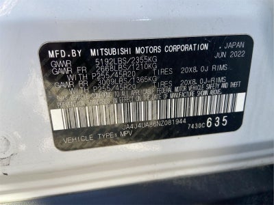 2022 Mitsubishi Outlander SE