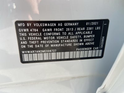 2021 Volkswagen Arteon SE