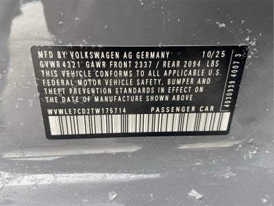 2026 Volkswagen Golf GTI 2.0T S