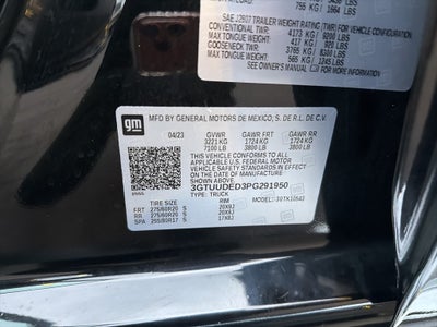 2023 GMC Sierra 1500 SLT CARBRAVO!