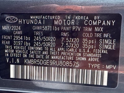 2024 Hyundai Palisade Limited CARBRAVO!