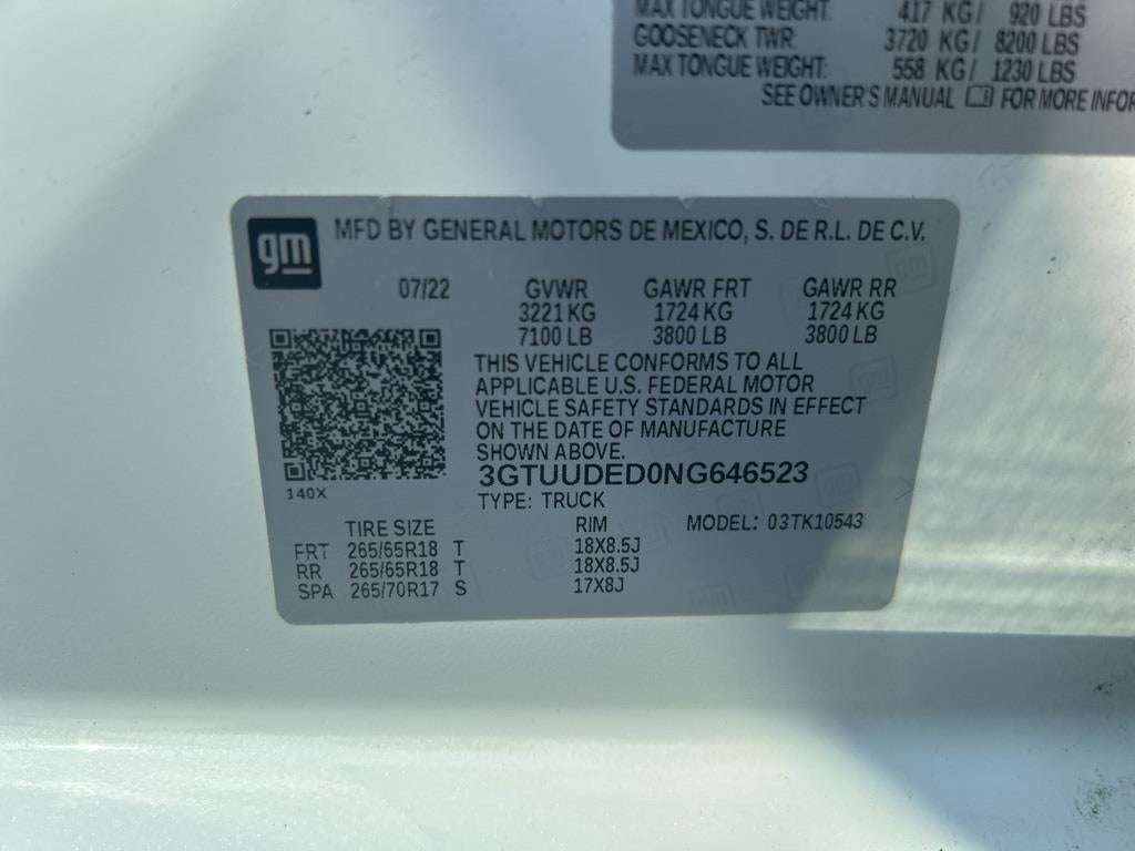 2022 GMC Sierra 1500 SLT